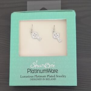 Silver Earrings - Luxurious Platinum Plated Jewelry